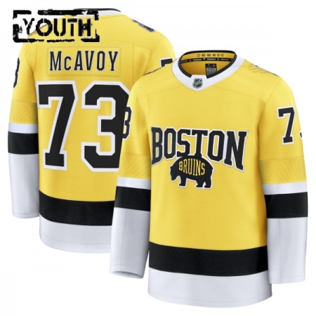 Boston Bruins Fanatics NHL Stadium Series Premium Charlie Mcavoy 2025-26 Gold Trikot - Kinder