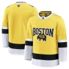 Boston Bruins Fanatics NHL Stadium Series Premium Custom 2025-26 Gold Trikot - Herren