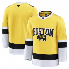 Boston Bruins Fanatics NHL Stadium Series Premium Custom 2025-26 Gold Trikot - Herren