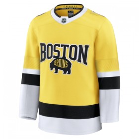 Boston Bruins Fanatics NHL Stadium Series Premium Custom 2025-26 Gold Trikot - Herren