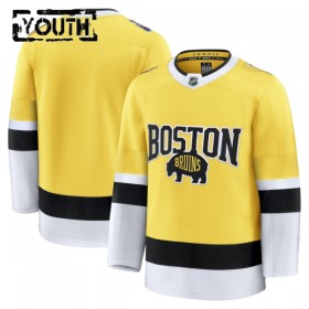Boston Bruins Fanatics NHL Stadium Series Premium Custom 2025-26 Gold Trikot - Kinder