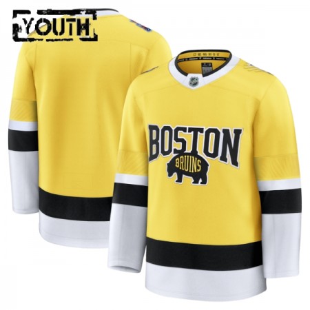 Boston Bruins Fanatics NHL Stadium Series Premium Custom 2025-26 Gold Trikot - Kinder