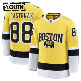 Boston Bruins Fanatics NHL Stadium Series Premium David Pastrnak 2025-26 Gold Trikot - Kinder