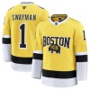 Boston Bruins Fanatics NHL Stadium Series Premium Jeremy Swayman 2025-26 Gold Trikot - Herren