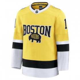 Boston Bruins Fanatics NHL Stadium Series Premium Jeremy Swayman 2025-26 Gold Trikot - Herren