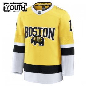 Boston Bruins Fanatics NHL Stadium Series Premium Jeremy Swayman 2025-26 Gold Trikot - Kinder
