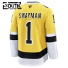 Boston Bruins Fanatics NHL Stadium Series Premium Jeremy Swayman 2025-26 Gold Trikot - Kinder
