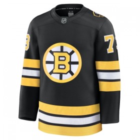 Boston Bruins Fanatics Premium Charlie Mcavoy 2025-26 Heim Schwarz Trikot - Herren
