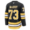 Boston Bruins Fanatics Premium Charlie Mcavoy 2025-26 Heim Schwarz Trikot - Herren