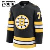 Boston Bruins Fanatics Premium Charlie Mcavoy 2025-26 Heim Schwarz Trikot - Kinder