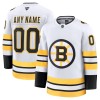 Boston Bruins Fanatics Premium Custom 2025-26 Auswärts Weiss Trikot - Herren