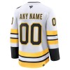 Boston Bruins Fanatics Premium Custom 2025-26 Auswärts Weiss Trikot - Herren