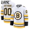Boston Bruins Fanatics Premium Custom 2025-26 Auswärts Weiss Trikot - Kinder