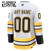 Boston Bruins Fanatics Premium Custom 2025-26 Auswärts Weiss Trikot - Kinder