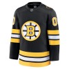 Boston Bruins Fanatics Premium Custom 2025-26 Heim Schwarz Trikot - Herren