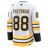 Boston Bruins Fanatics Premium David Pastrnak 2025-26 Auswärts Weiss Trikot - Herren