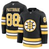 Boston Bruins Fanatics Premium David Pastrnak 2025-26 Heim Schwarz Trikot - Herren