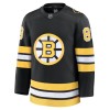 Boston Bruins Fanatics Premium David Pastrnak 2025-26 Heim Schwarz Trikot - Herren