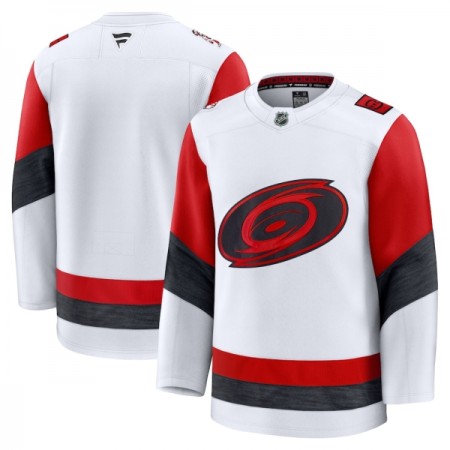 Carolina Hurricanes Fanatics Premium Custom 2025-26 Auswärts Weiss Trikot - Herren