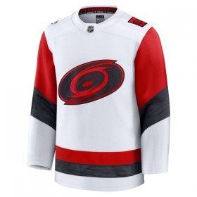 Carolina Hurricanes Fanatics Premium Custom 2025-26 Auswärts Weiss Trikot - Herren