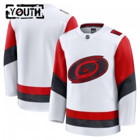 Carolina Hurricanes Fanatics Premium Custom 2025-26 Auswärts Weiss Trikot - Kinder