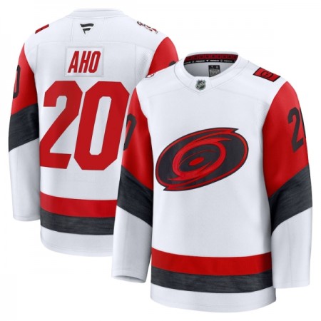 Carolina Hurricanes Fanatics Premium Sebastian Aho 2025-26 Auswärts Weiss Trikot - Herren