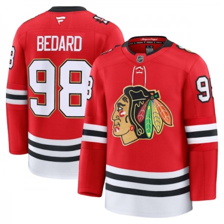 Chicago Blackhawks Fanatics Centennial Premium Connor Bedard 2025-26 Rot Trikot - Herren