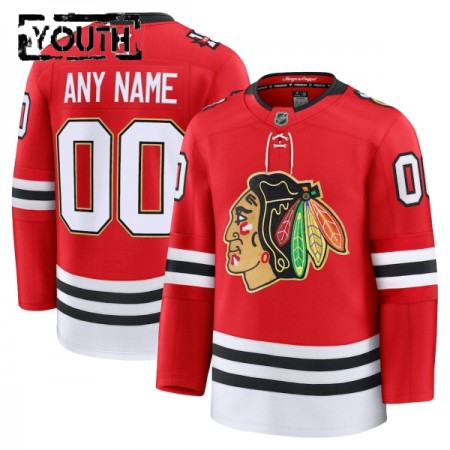 Chicago Blackhawks Fanatics Centennial Premium Custom 2025-26 Rot Trikot - Kinder