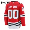 Chicago Blackhawks Fanatics Centennial Premium Custom 2025-26 Rot Trikot - Kinder