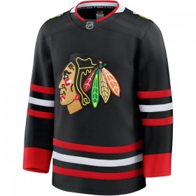Chicago Blackhawks Fanatics Premium Custom 2025-26 Alternate Schwarz Trikot - Herren