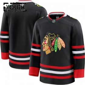 Chicago Blackhawks Fanatics Premium Custom 2025-26 Alternate Schwarz Trikot - Kinder