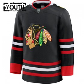 Chicago Blackhawks Fanatics Premium Custom 2025-26 Alternate Schwarz Trikot - Kinder