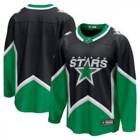 Dallas Stars Fanatics Premium Custom 2025-26 Alternate Schwarz Trikot - Herren