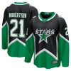 Dallas Stars Fanatics Premium Jason Robertson 2025-26 Alternate Schwarz Trikot - Herren