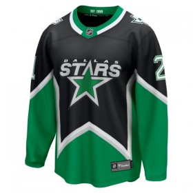 Dallas Stars Fanatics Premium Jason Robertson 2025-26 Alternate Schwarz Trikot - Herren