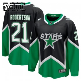 Dallas Stars Fanatics Premium Jason Robertson 2025-26 Alternate Schwarz Trikot - Kinder
