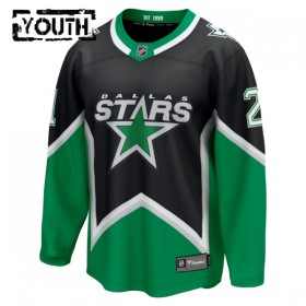 Dallas Stars Fanatics Premium Jason Robertson 2025-26 Alternate Schwarz Trikot - Kinder