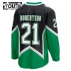 Dallas Stars Fanatics Premium Jason Robertson 2025-26 Alternate Schwarz Trikot - Kinder