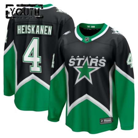 Dallas Stars Fanatics Premium Miro Heiskanen 2025-26 Alternate Schwarz Trikot - Kinder