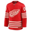 Detroit Red Wings Fanatics Centennial Premium Custom 2025-26 Rot Trikot - Herren