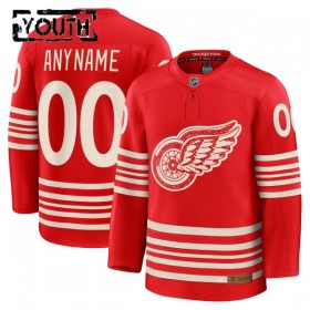 Detroit Red Wings Fanatics Centennial Premium Custom 2025-26 Rot Trikot - Kinder