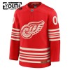 Detroit Red Wings Fanatics Centennial Premium Custom 2025-26 Rot Trikot - Kinder