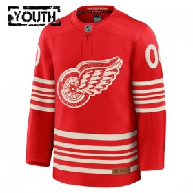 Detroit Red Wings Fanatics Centennial Premium Custom 2025-26 Rot Trikot - Kinder