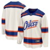 Edmonton Oilers Fanatics Premium Custom 2025-26 Alternate Weiss Trikot - Herren