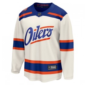 Edmonton Oilers Fanatics Premium Custom 2025-26 Alternate Weiss Trikot - Herren