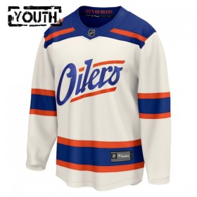 Edmonton Oilers Fanatics Premium Custom 2025-26 Alternate Weiss Trikot - Kinder
