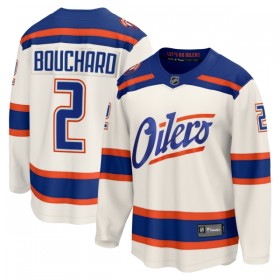 Edmonton Oilers Fanatics Premium Evan Bouchard 2025-26 Alternate Weiss Trikot - Herren