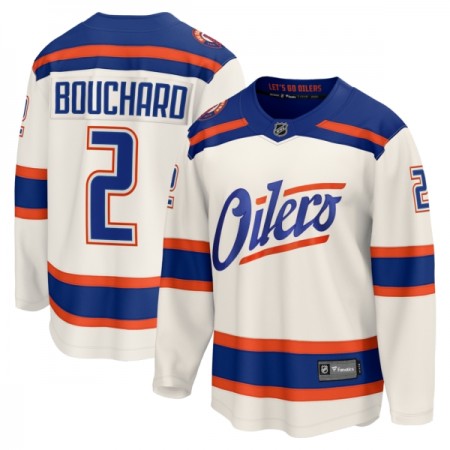 Edmonton Oilers Fanatics Premium Evan Bouchard 2025-26 Alternate Weiss Trikot - Herren