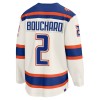 Edmonton Oilers Fanatics Premium Evan Bouchard 2025-26 Alternate Weiss Trikot - Herren