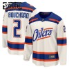 Edmonton Oilers Fanatics Premium Evan Bouchard 2025-26 Alternate Weiss Trikot - Kinder